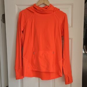 Athleta Vibrant Orange Hoodie